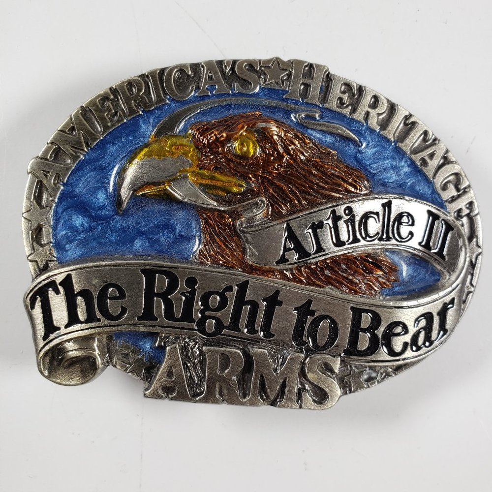 VTG America's Heritage Right to Bear Arms Article II Great American Buckle Co.